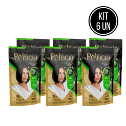 KIT 6 HENÊ PELÚCIA MORENA DESEJADA POUCH