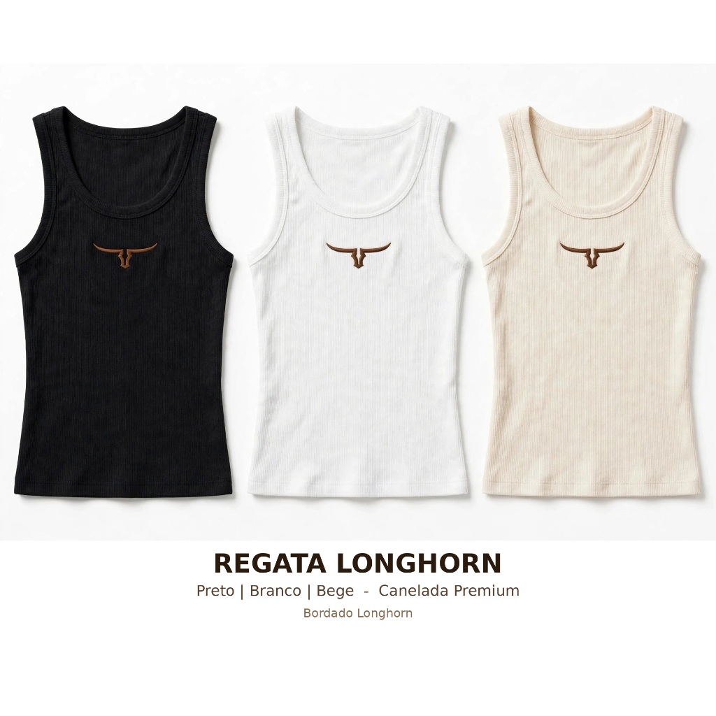 Regata Feminina Canelada Estilo Country – Confortável e Estilosa Boiadera Promoção