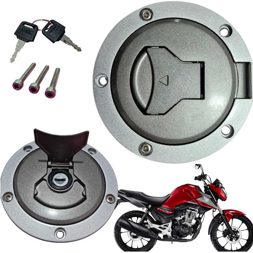 Tampa Do Tanque Honda Titan/Fan 160 Bros Nxr 160 Xre 300/190 Cb 250 Twister 2016