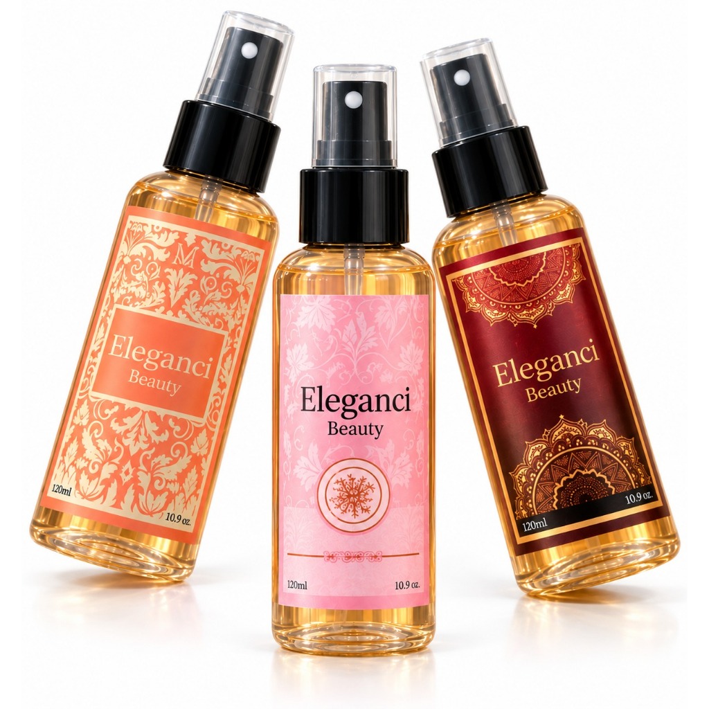 Kit 3 Body Splash Feminino Inspirado Perfume Importado Fragrância Alta Perfumaria Árabe
