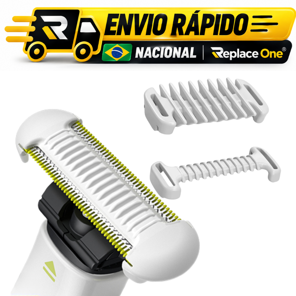 Pente SkinProtect Para Barbeador Oneblade – Barbear Suave, Sem Irritação, Alta Durabilidade