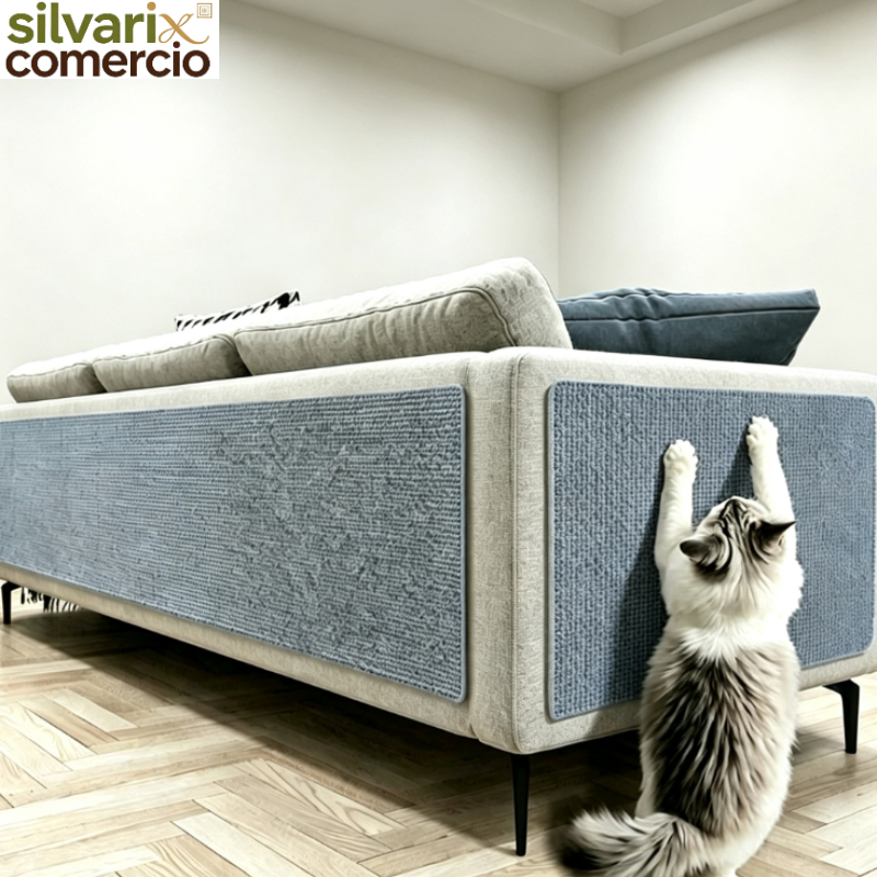 [SIL] Tapete Arranhador Para Gatos Auto-Adesivo Proteçao Para Sofa
