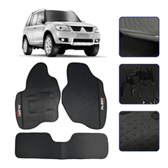 Jogo de Tapete Emborrachado para Pajero TR4 2002 a 2015 Kit Automotivo
