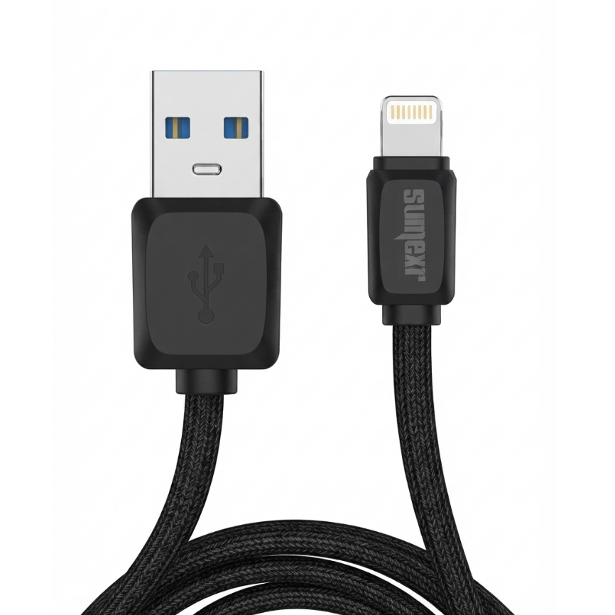Cabo Usb iPhone iPad Carregador Lightning Resistente Flat St Favix Sumexr