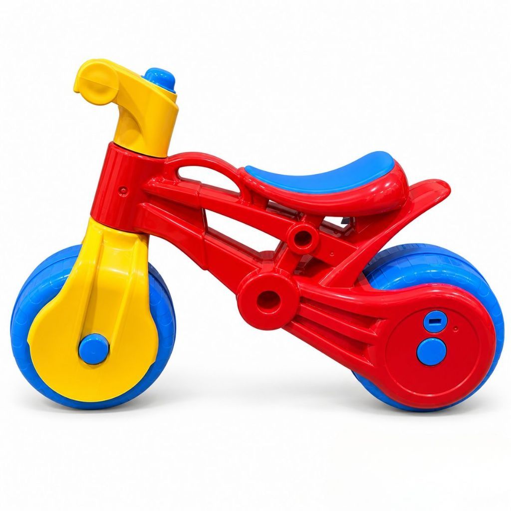 Bicicleta de Equilíbrio Infantil Baby Rider Vermelha Sem Pedais Usual Brinquedos Bicicletinha para Passeio