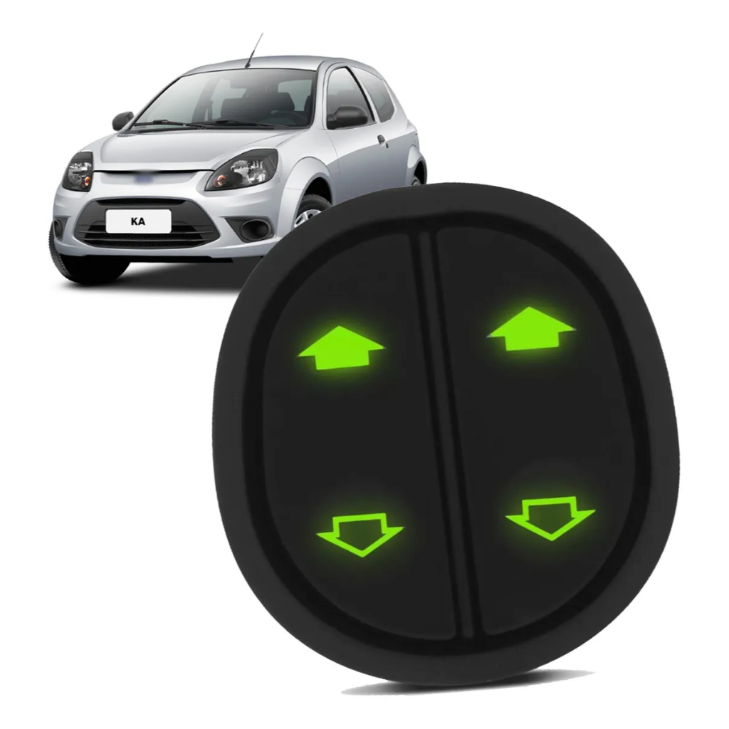 Par Interruptor Botão Vidro Elétrico Ford KA 2008 10 12 2014