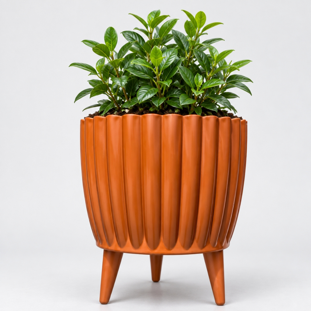 Vaso Cachepot Mini Squash Decorativo para Plantas e Flores N3 17x16