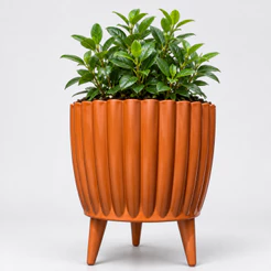 Vaso Cachepot Mini Squash Decorativo para Plantas e Flores N3 17x16