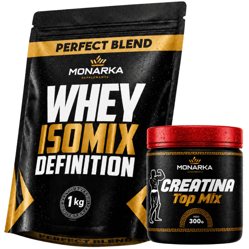 Kit Whey Protein Isolado e Concentrado 1kg
