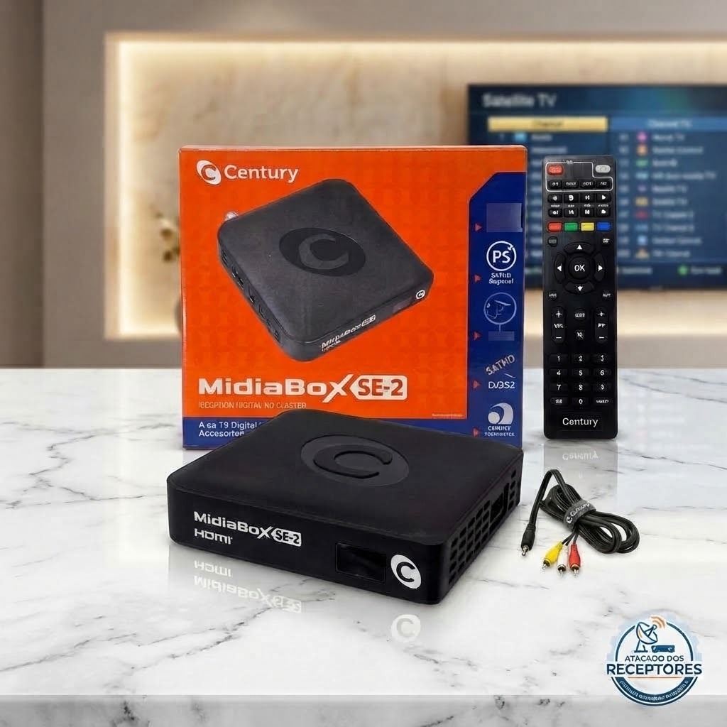 1 Receptor Century Midiabox Se 2 Full Hd Hdmi Regionalizado
