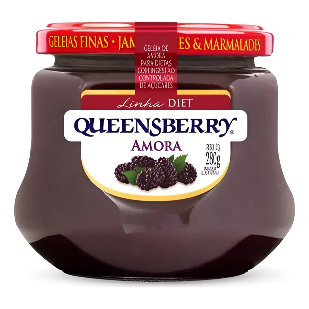 Geleia de Amora Queensberry Diet 280g