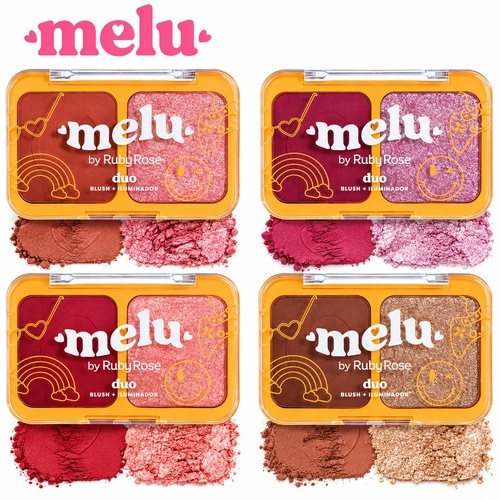 Paleta Duo Blush E Iluminador Melu By Ruby Rose — imagem 2 de 2
