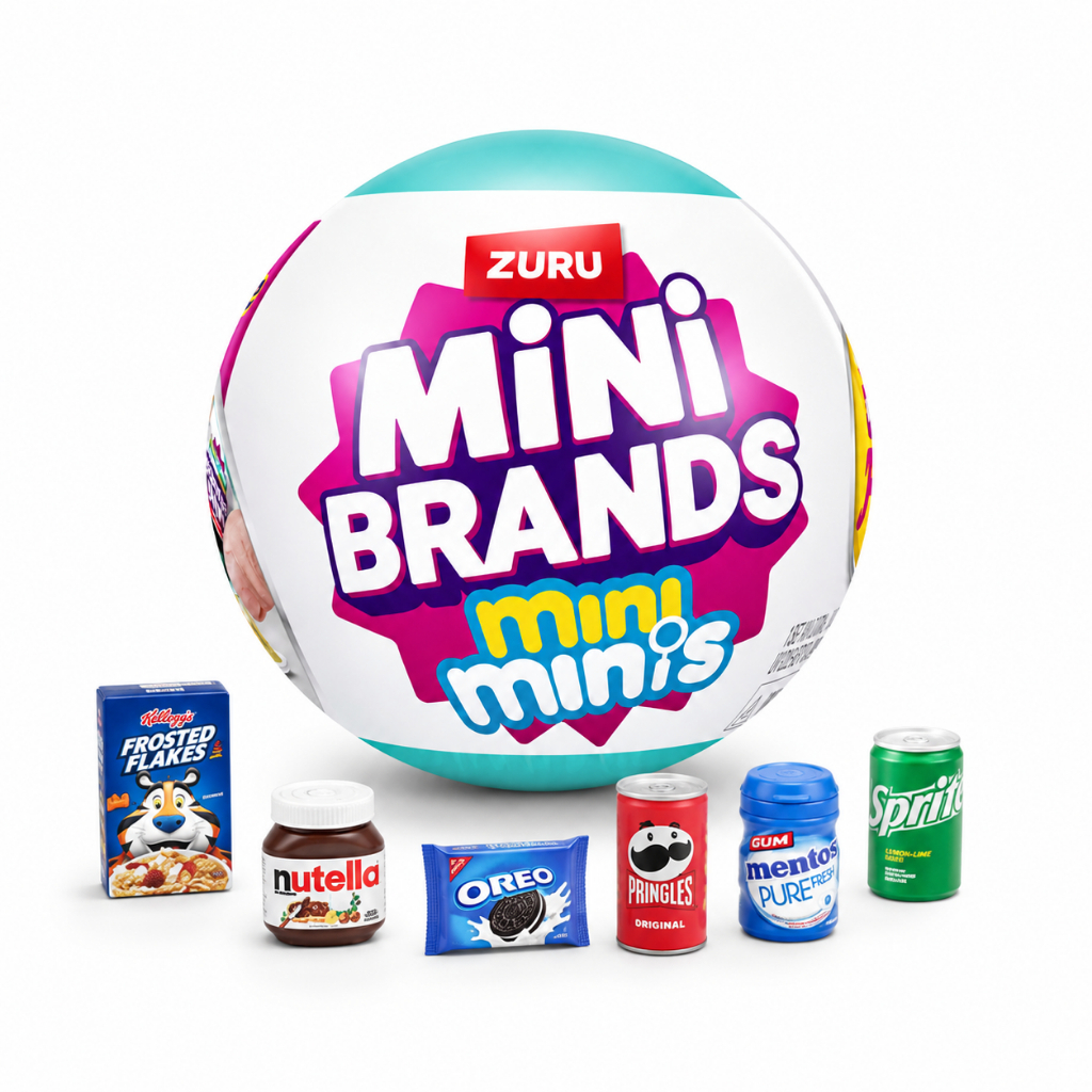 Bola Mini Brands Esfera Cápsula Surpresa Colecionável Enche A Geladeira Brinquedo Miniatura Presente Infantil