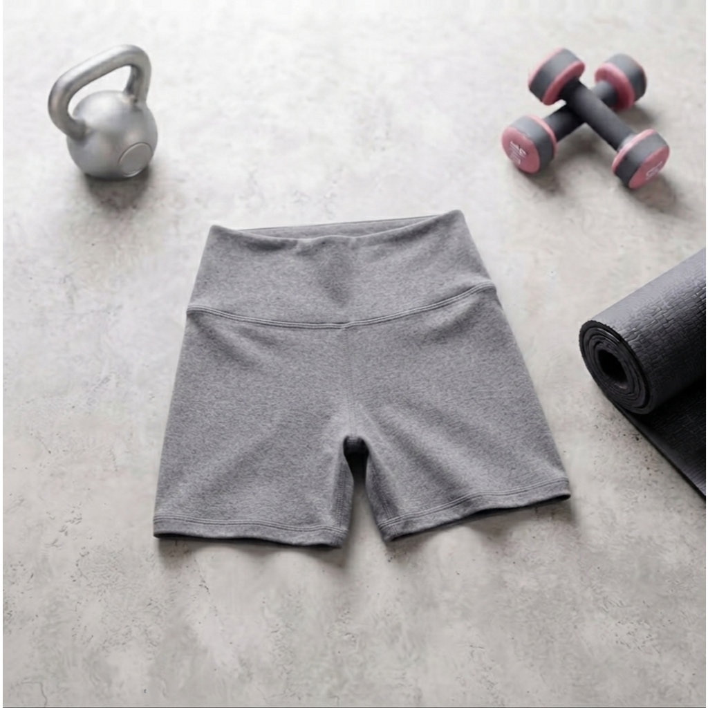 Short Curto Academia Corrida Malhação Caminhada Bermuda Feminina Legging Leg yoga mom