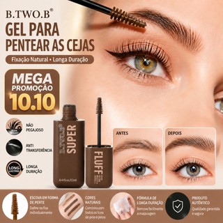 B.TWO.B Pincel de Sobrancelha Super Efeito Natural à Prova de Manchas Crie Sobrancelhas Selvagens