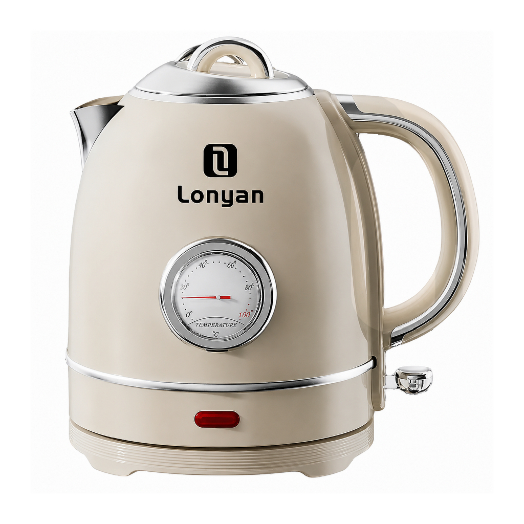 Chaleira Eletrica 1,5L 1355W 127V 220V com Garrafa Térmica 2L inox SUS304 Lonyan Fervura Rapida Cozinha Cafe Auto Agua