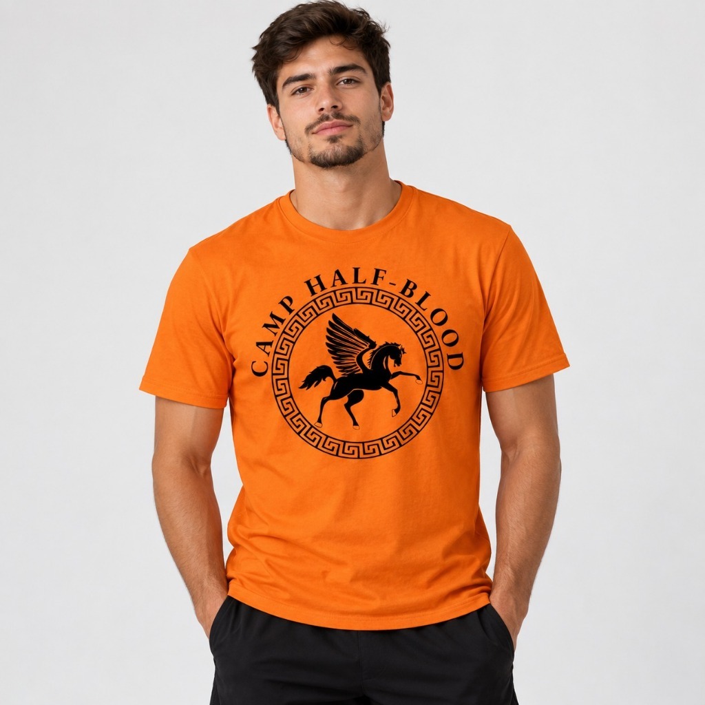 Camiseta Masculina & Feminina Camisa Camp Half-Blood The percy Jackson Algodão Premium Blusa Confortável Exclusiva