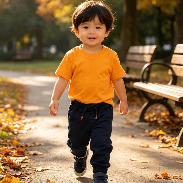 Calça Infantil Masculina Jogger, Brim Color (Sarja), Lycra, Azul Marinho, Tam: 2, Marca: Bauerbauer1977
