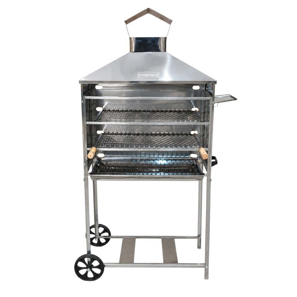 Churrasqueira Espetinho Móvel de Inox - Carrinho Churrasco