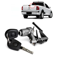 Cilindro da Maçaneta externa Tampa Caçamba Com Chaves Volkswagen Saveiro G5 G6 de 2009 a 2019