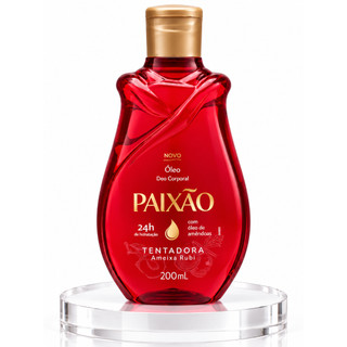 Óleo Corporal de Amêndoas Paixão Tentadora ameixa rubi 200ml (Oleo Paixão)