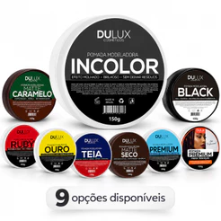 Cera Modeladora Diversas Dulux 150g Fixação Ultra Forte para Cabelo e Barba Pomada Profissional Barber Shop