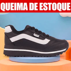 Tenis Infantil Menina Tenis Infantil Feminino Preto Sapato infantil Menina Preto Sapatênis 24 ao 39 Live