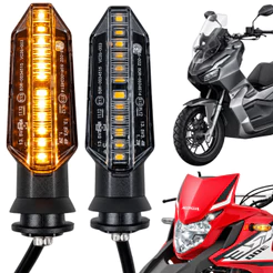 Par Pisca Seta Led Honda Xre 300 2020 a 2023 Adv 150 2021 a 2024 X-Adv Twister Cb 300F