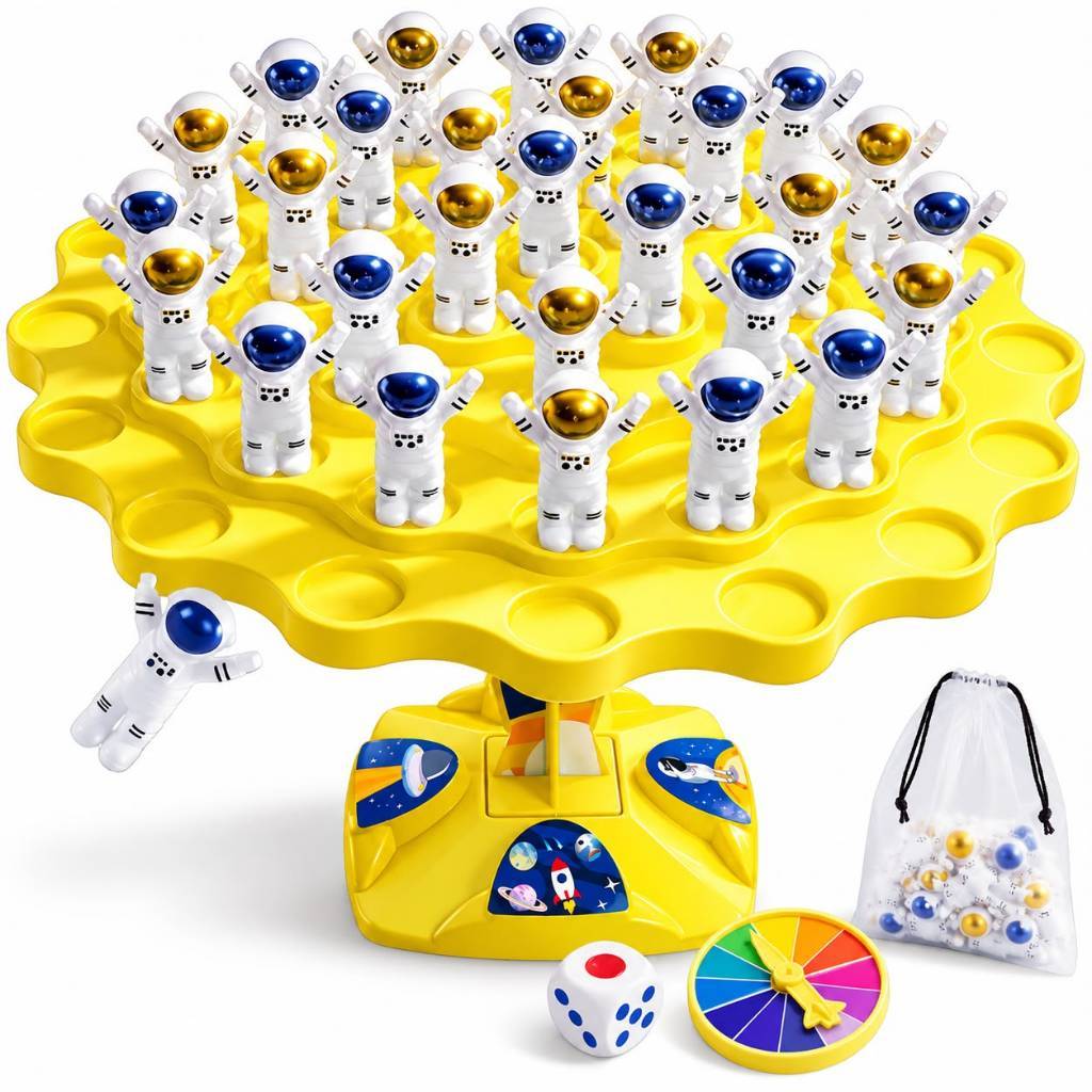 Astronauta Jogo De Mesa Equilíbrio 50 Peças Infantil Puzzle Tabuleiro