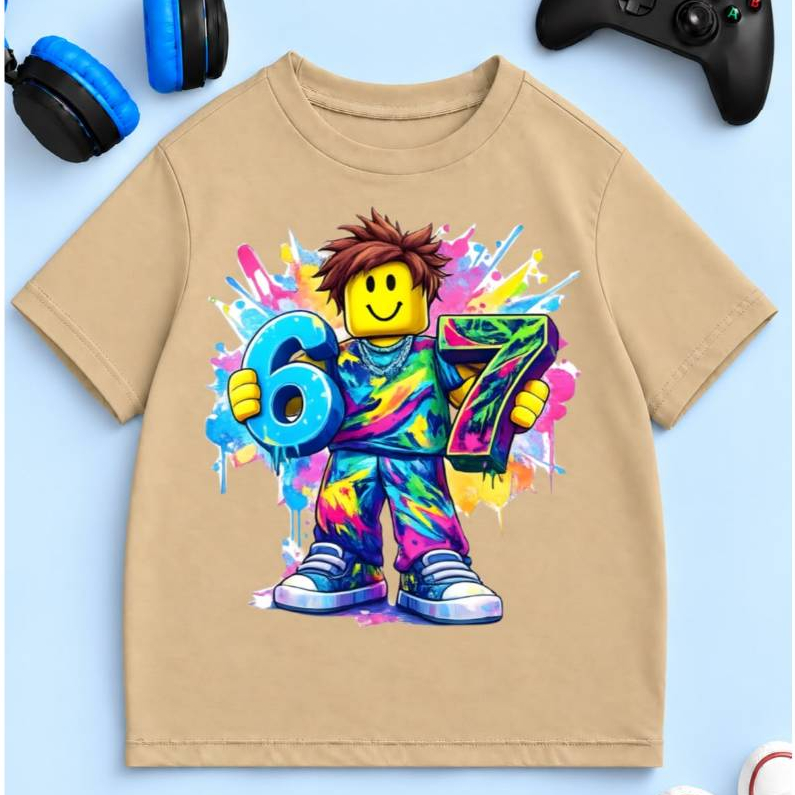 Camiseta infantil com estampa divertida e cheia de estilo varias cores e tamanhos