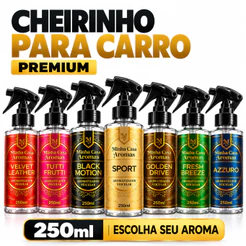 Cheirinho para Carro Premium 250ml | Aromatizante Automotivo Alta Fixação | Escolha Seu Aroma
