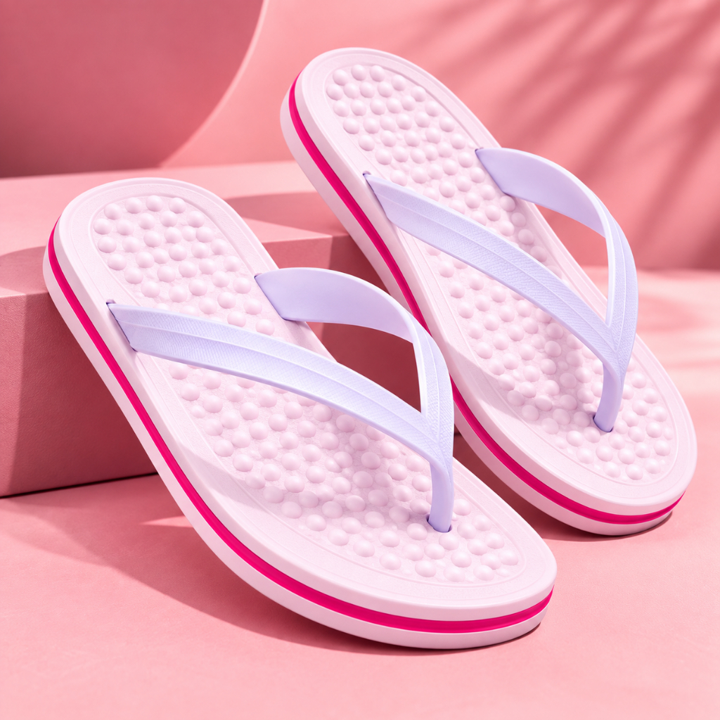 Chinelo Feminino Ortopédico Leve Para Idosa Chinelo Feminino Anatômico Confortável Macio