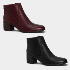 Bota Coturno Couro Bottero Burnish Feminina