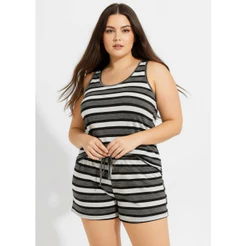 Conjunto Feminino Plus Size Short e Regata | G1 G2 G3