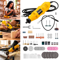 Micro Mini Retifica Lixadeira 210 Peças 400w Com Eixo Flexivel