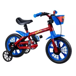 Bicicleta Infantil Menino Homem Aranha 1-4 Anos Nathor Aro 12
