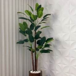 Bananeira Planta Artificial Grande 110cm a 190cm Sem Vaso Decoração