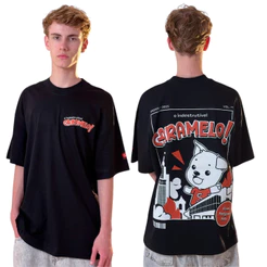 Camiseta Oversized 100% Algodão Shopito Caramelo – BRUNX