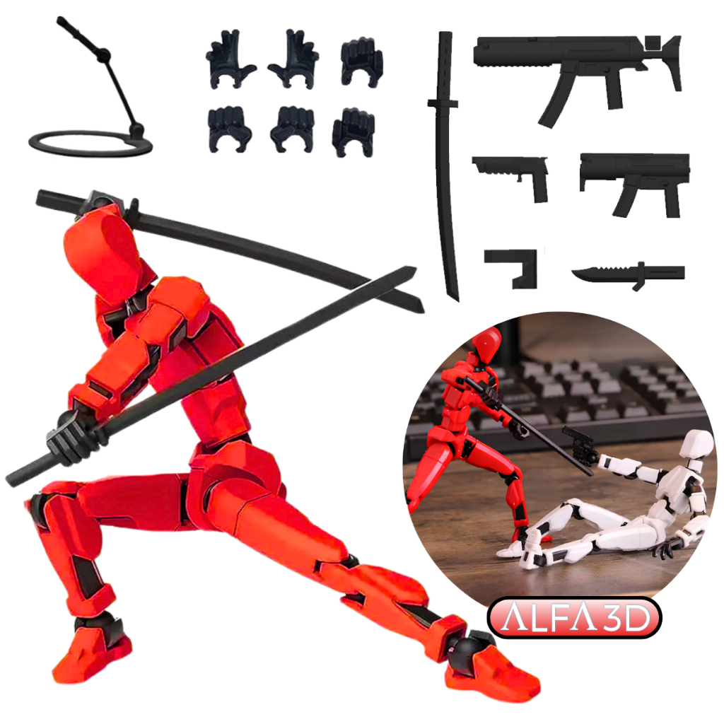 Boneco Dummy 13 Articulado Montagem 3D Presente Criativo Crianças Artistas Anatomia Stop Motion Desenho Ilustração