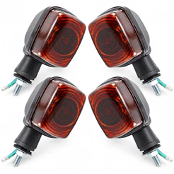 Kit 4 Piscas Seta YBR 125 XTZ 125 2002 a 2008 Fumê Bronze