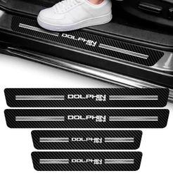 Kit Soleira Dolphin Mini Vinil Adesivo Proteção Automotiva Porta