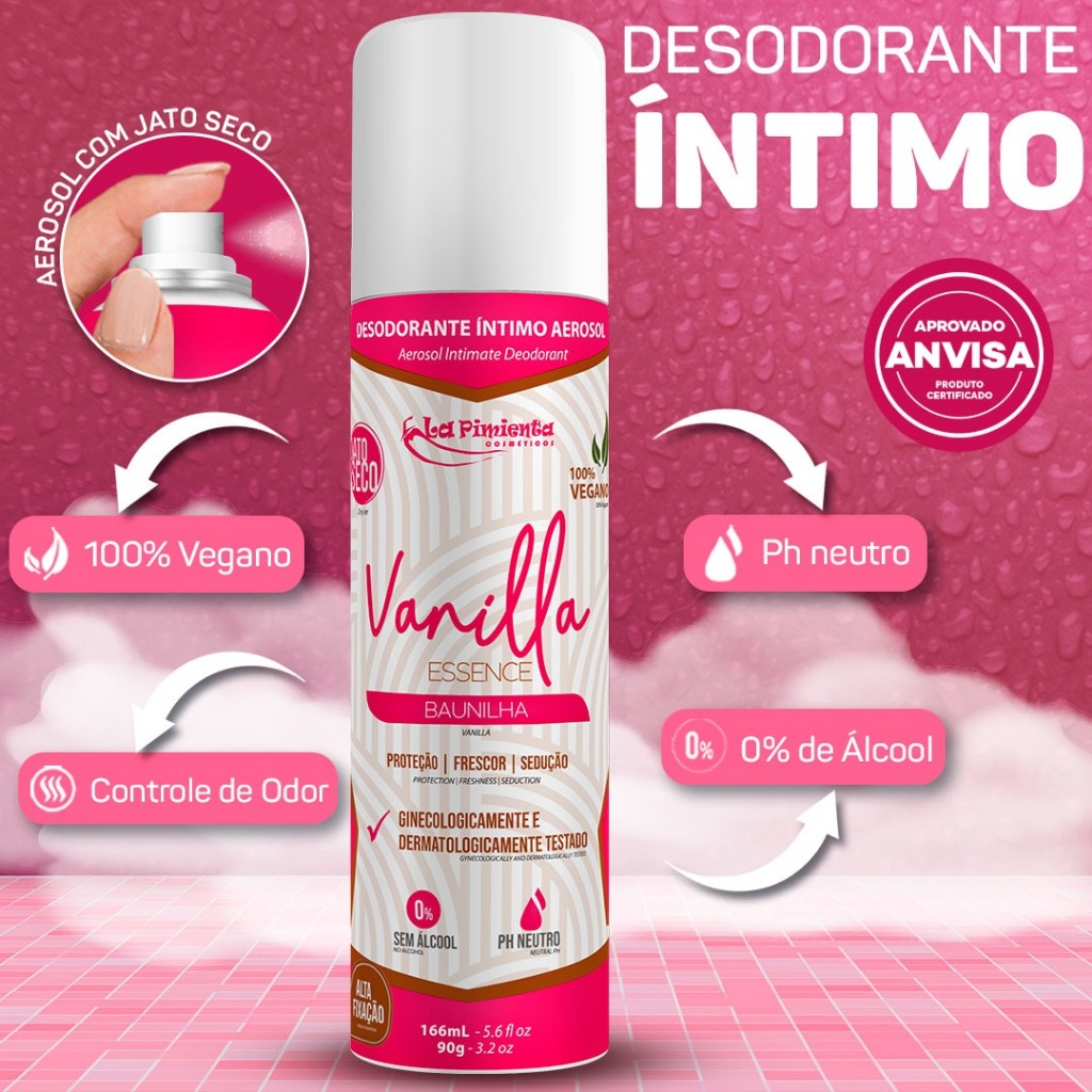 DESODORANTE ÍNTIMO FEMININO E MASCULINO AFRODISÍACO PARA ATRAÇÃO ESSENCE UNISSEX LA PIMIENTA