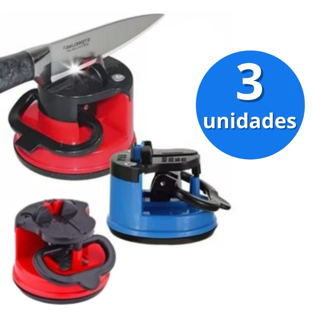 Kit Com 3 Amolador De Alicate Amolador De Faca Profissional Excelente