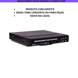 DVD Player de Mesa Days DYD-2500LK 2 Canais COM DEFEITO Bivolt em Oferta na Shopee