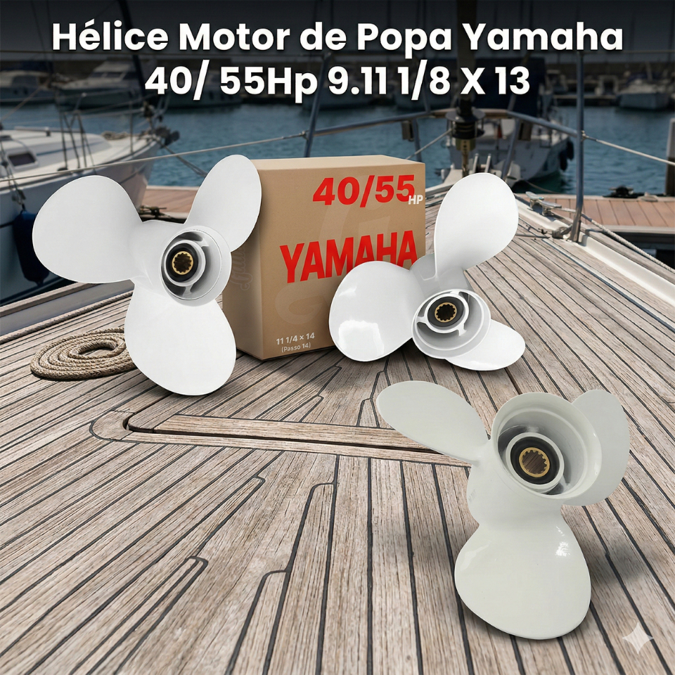 Hélice Motor de Popa Yamaha 40/ 55Hp 9.11 1/8 X 13