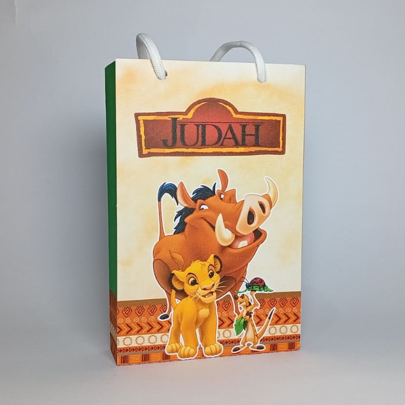 Sacolinha P O Rei Leão - Lembrancinhas personalizadas, Festa infantil, Mimos, Aniversário, Lancheira