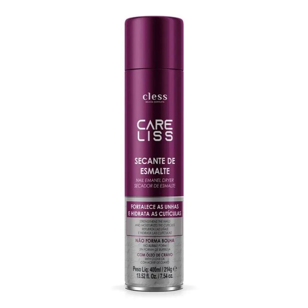 Secante De Esmalte  Spray Care Liss C/ Óleo De Cravo 400 Ml