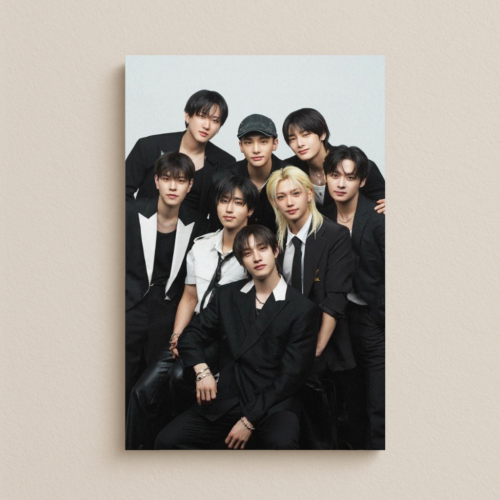 Quadro Decorativo Stray Kids SKZ | K-Pop | MDF 15x20 | Decoração Quarto STAY