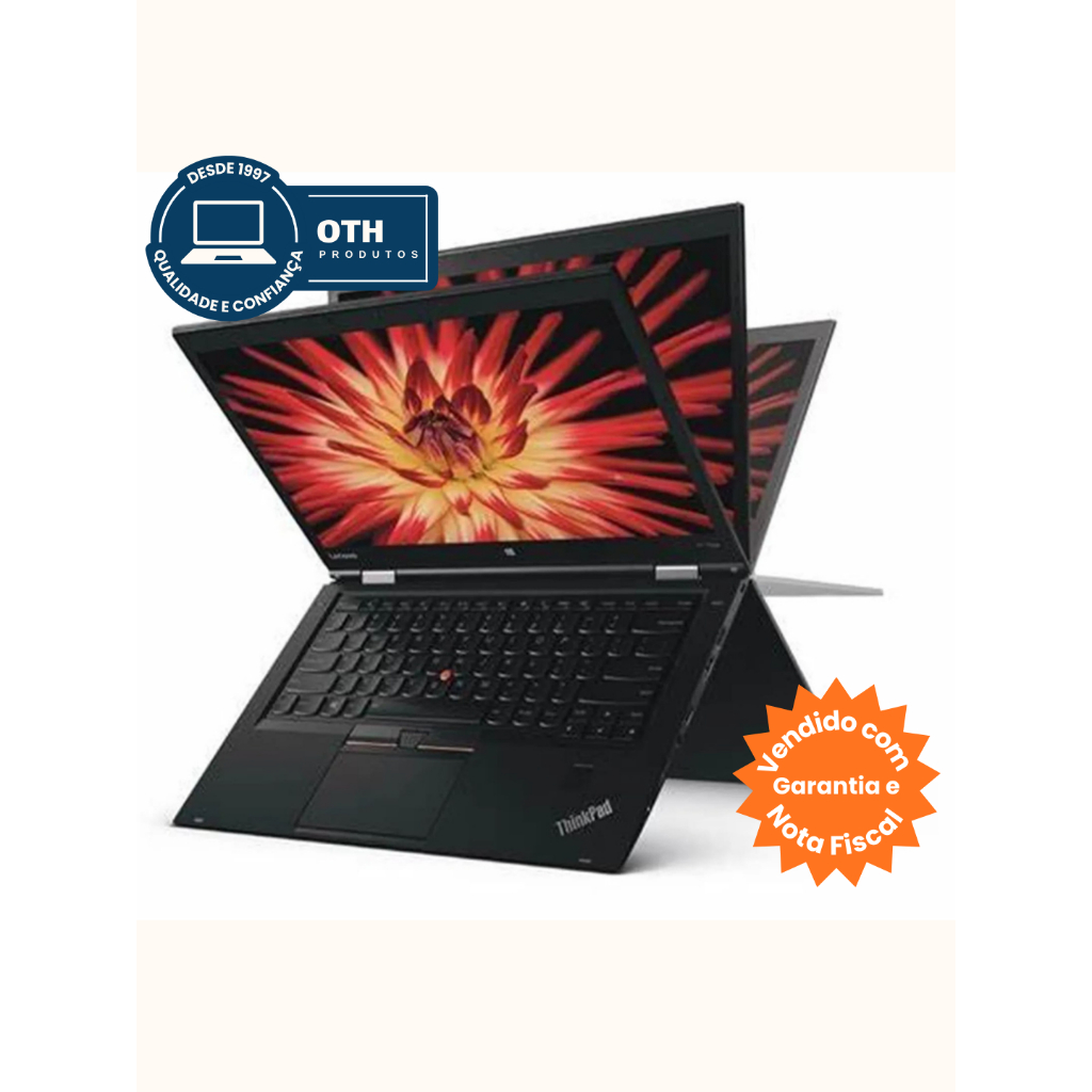 Notebook 2 em 1 Lenovo, ThinkPad X1 Yoga G1, Tela 14" Touchscreen, Core i5, 16GB, SSD-1TB