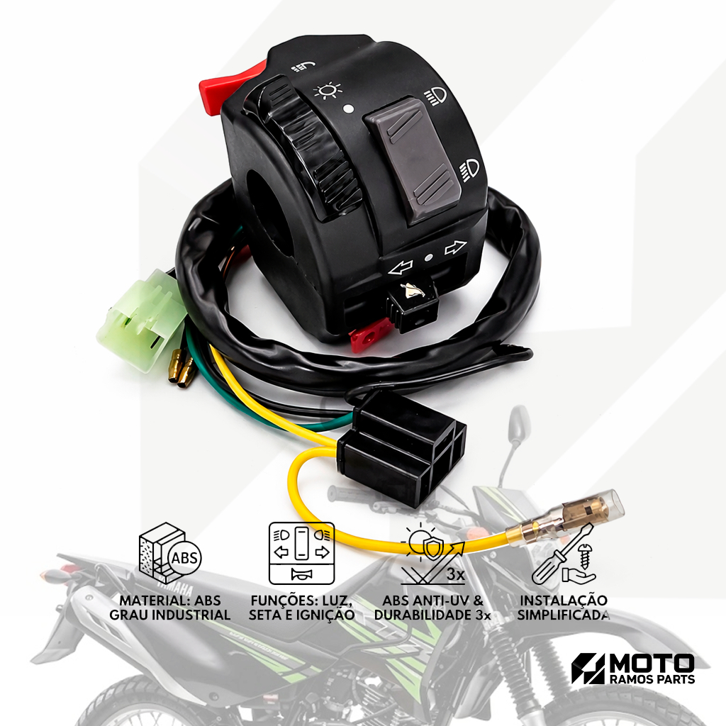 Punho Chave de Luz Seta Ybr 125  Xtz 125 2000 a 2005